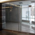 Противопожарная перегородка офисная из стекла / серия FRM5517