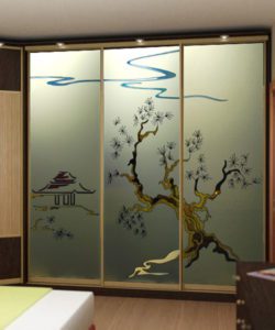 Противопожарная перегородка с фотопечатью / серия FRM5342